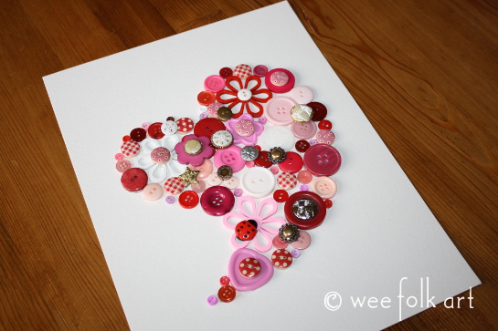 button heart picture tutorial glue 3 545wm