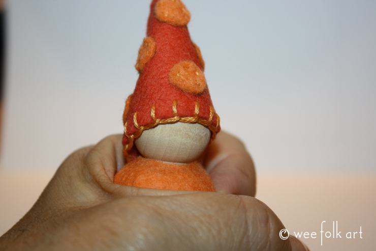 gnome clown costume ruffle