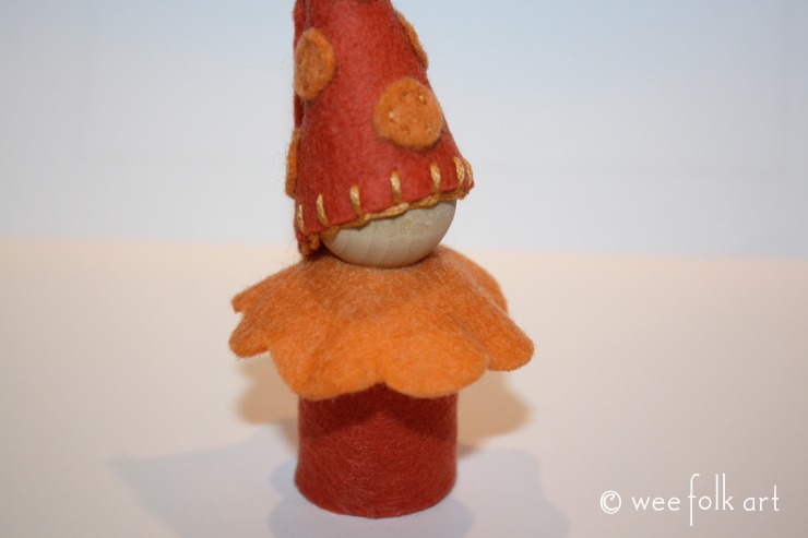 gnome clown costume ruffle