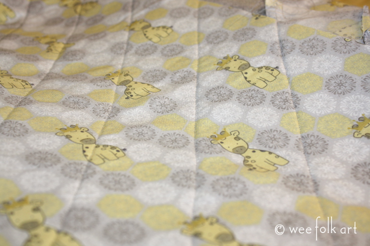 quilt as you go baby blanket