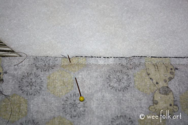 quilt as you go baby blanket