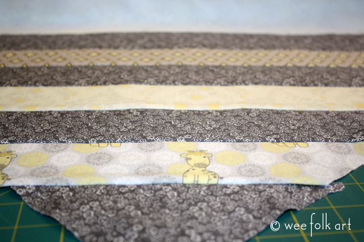 quilt as you go baby blanket