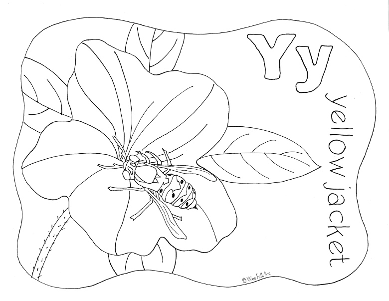 Yellow Jacket Coloring Pages Printable Coloring Pages