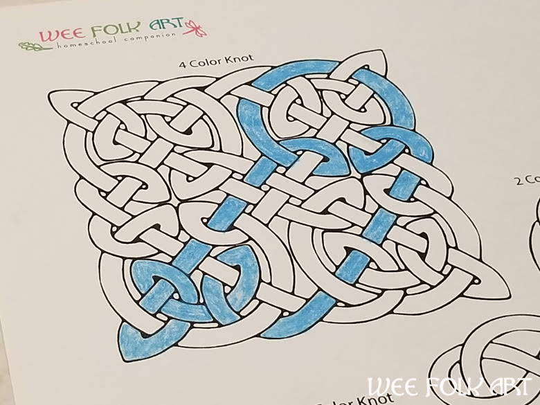 Download Celtic Knots Coloring Page - Homeschool Companion
