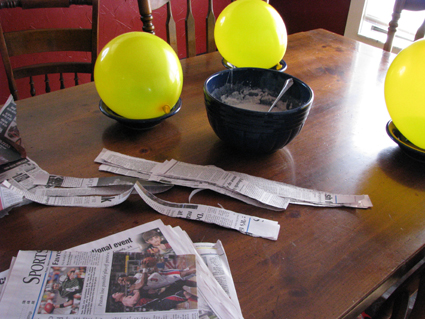 Paper Mache Eggs Tutorial