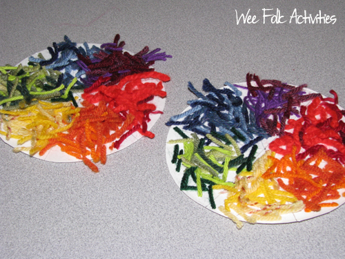 Yarn Color Wheel project