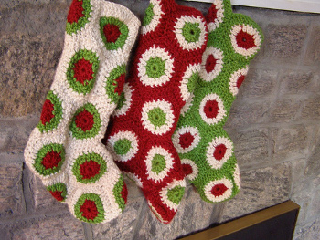 Knit And Crochet Christmas Stocking Patterns Wee Folk Art