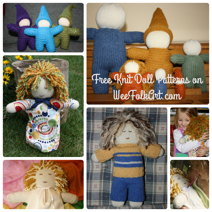 Free Knit Doll Patterns on Wee Folk Art - Wee Folk Art