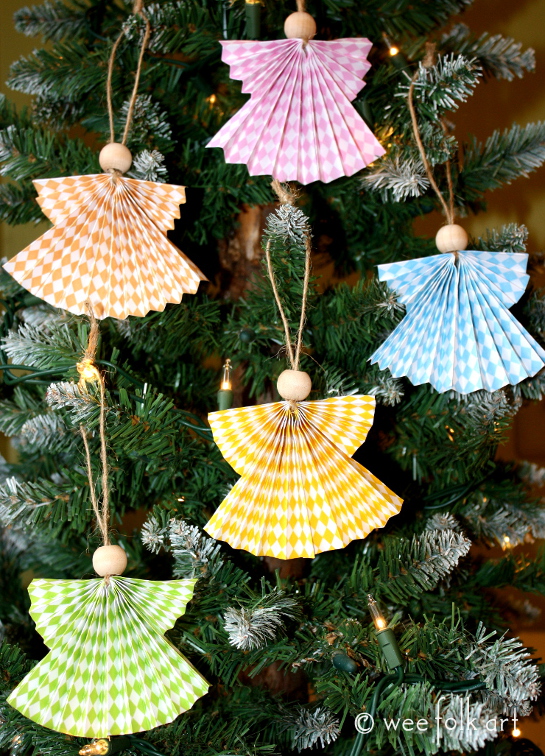 small paper fans