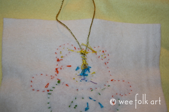 tedd bear ornament - attach hanger 545wm