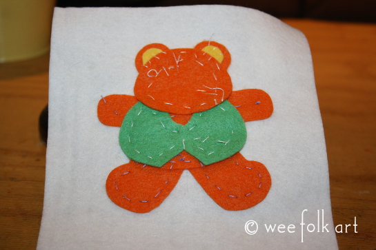 tedd bear ornament - baste 545wm