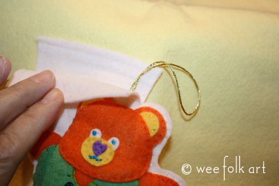 tedd bear ornament - cut out 1 545wm