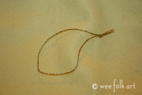 tedd bear ornament - gold hanger 545wm