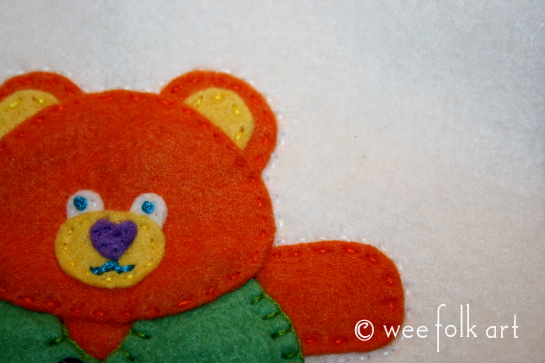 teddy bear ornament - sew edge 545wm