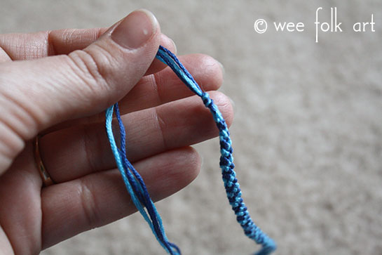 Friendship Bracelet Tutorial - Wee Folk Art