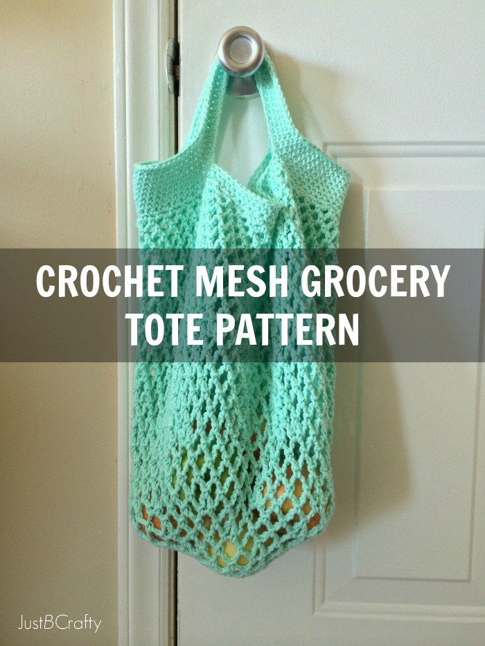 crochet pocket market bag