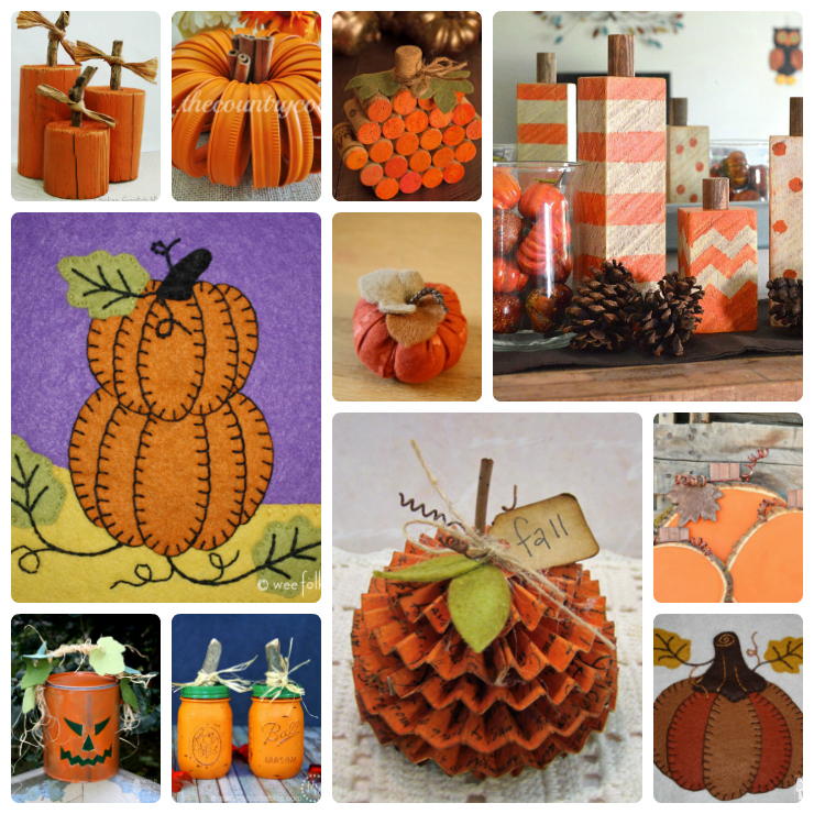 Diy Pumpkin Crafts For Fall Decorating Wee Folk Art