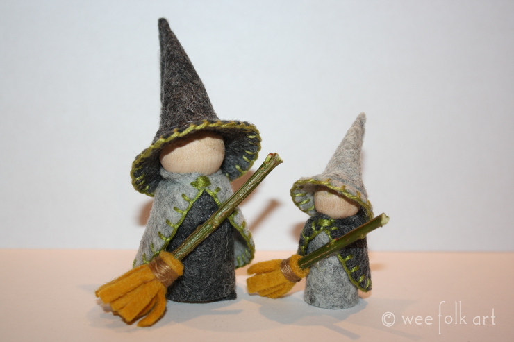 gnome witch costume peg doll witch pattern