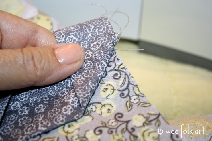 quilt as you go baby blanket