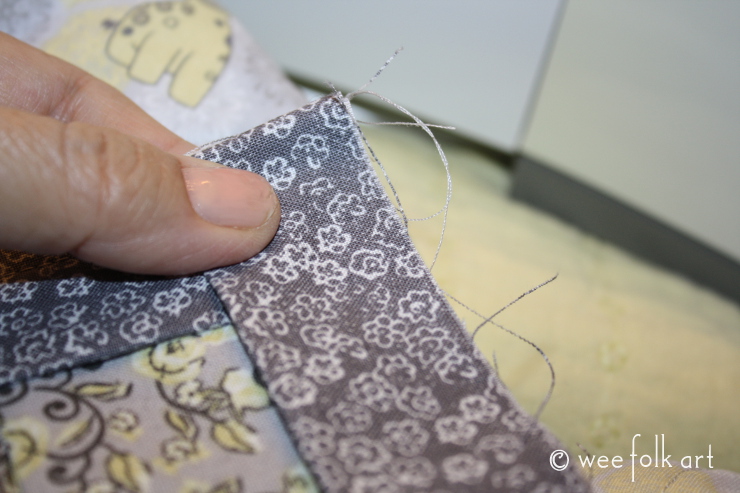 quilt as you go baby blanket