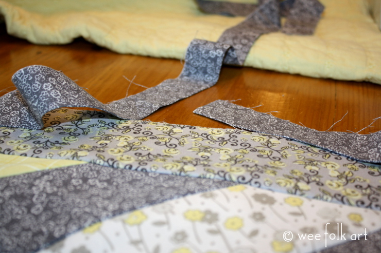 quilt as you go baby blanket