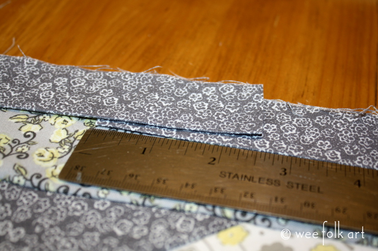 quilt as you go baby blanket