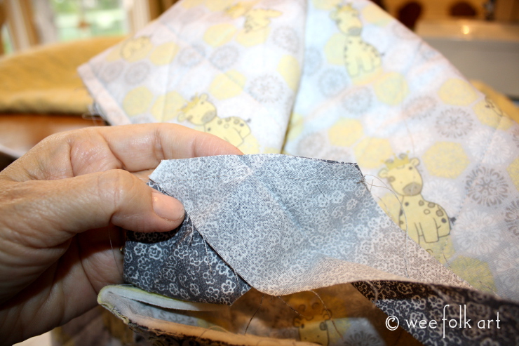 quilt as you go baby blanket