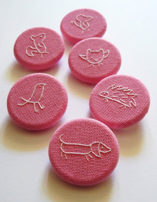 7 Lovely Embroidered Buttons to Inspire - Wee Folk Art