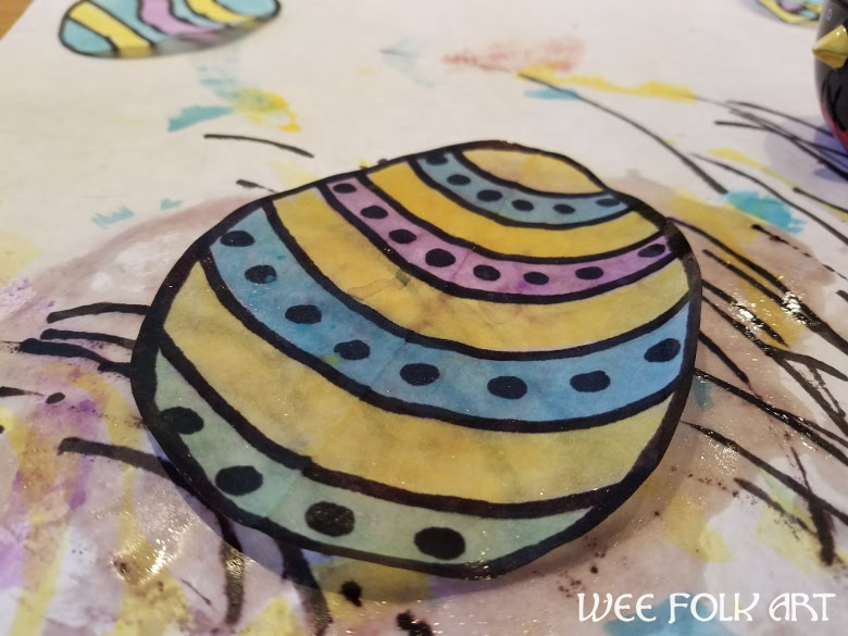 Easter Egg Window Art