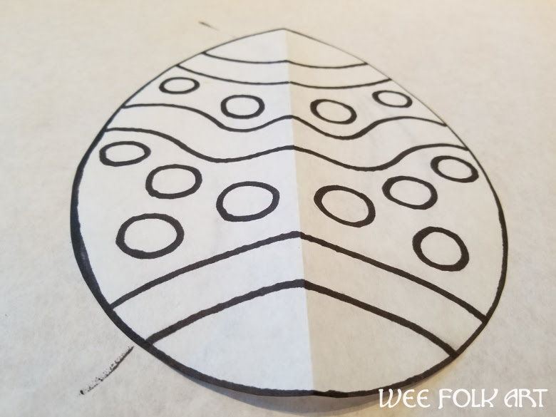 Easter Egg Window Art