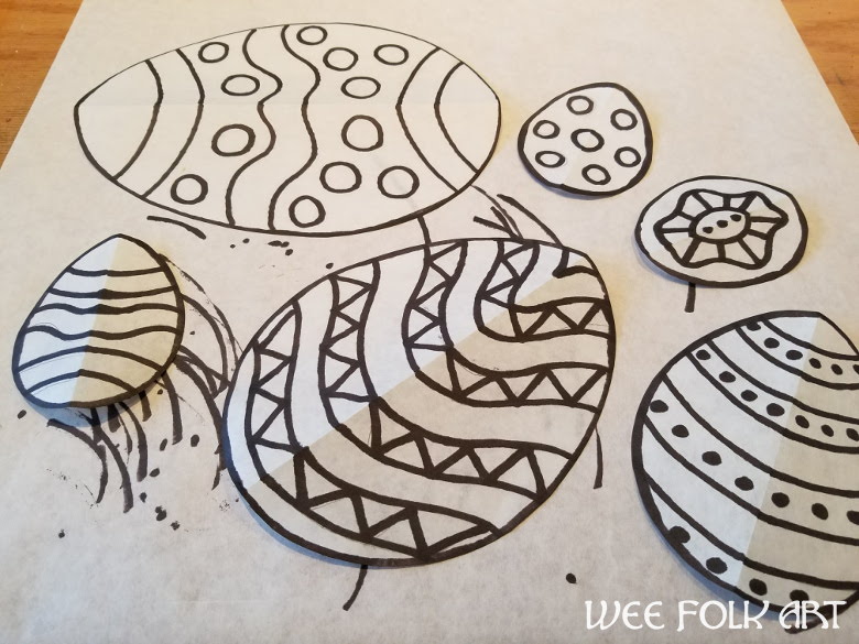 Easter Egg Window Art