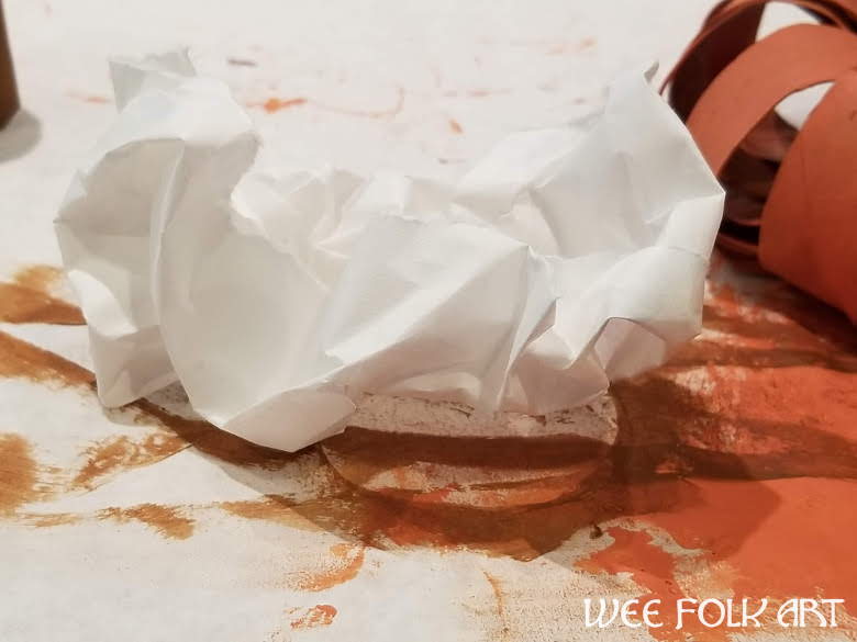 Toilet Paper Roll Pumpkins Tutorial