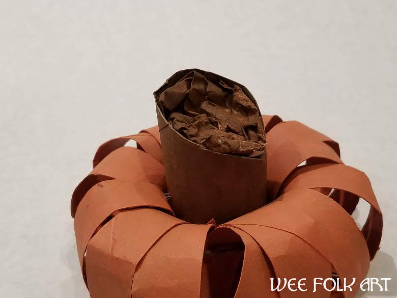Toilet Paper Roll Pumpkins Tutorial