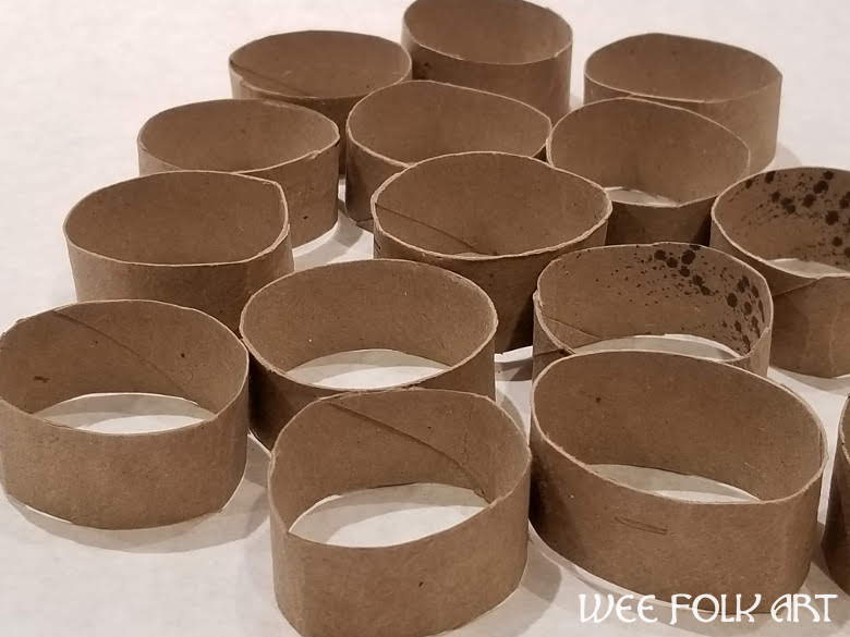 Toilet Paper Roll Pumpkins Tutorial