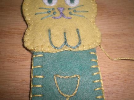 Kitty Cat Book Mark pattern