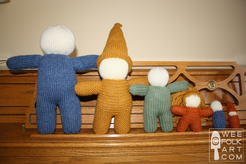 Basic Knit Doll In 6 Sizes Wee Folk Art