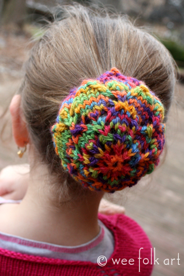 how to make a bun snood