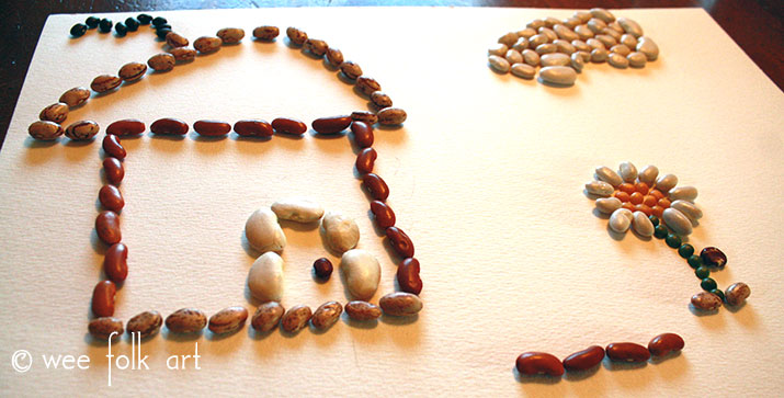 Download Bean Mosaic Project Collage - Homeschool Companion