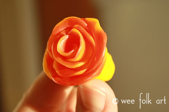 Modeling Beeswax Flower - Homeschool Companion