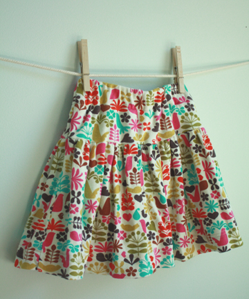 simple girl skirt pattern free